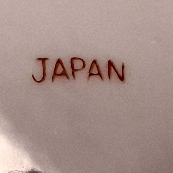 Nasco Stoneware VTG White Trinket Dish Gold Gilt Fleur de Lis Japan - Picture 11 of 13